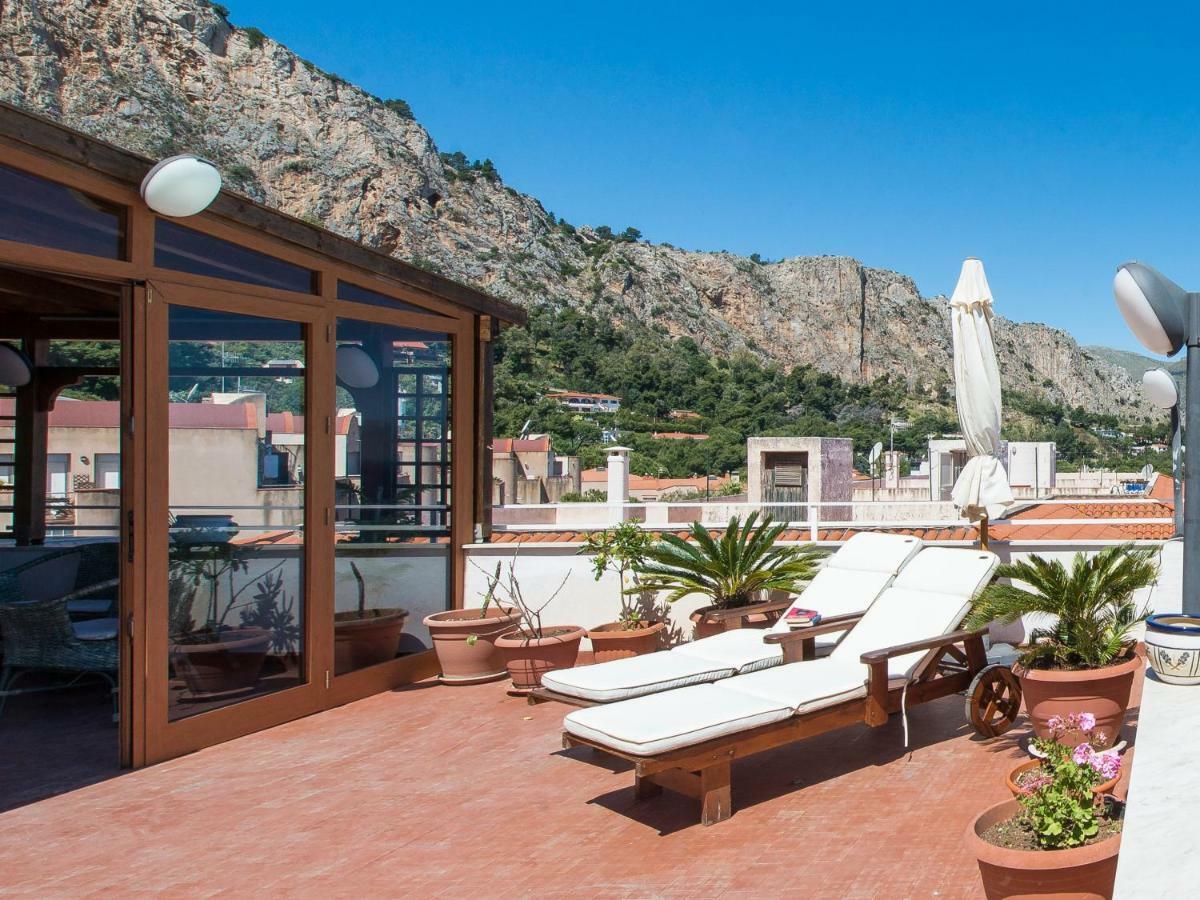 Casa Con Terrazza Sul Mare All'Addaura Palermo Exterior foto